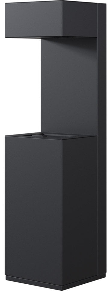 Stufa a Gas da Esterno 45x169,5x45 cm Flig Nashville Nero con Telecomando-3