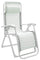 Zero Gravity Reclining Folding Liegestuhl aus Stahl und Textilene Ariel White
