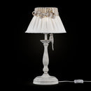 Lampada da tavolo Elegant in Metallo Bird Bianco Antique-3