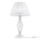 Lampada da tavolo Elegant in Metallo Grace Bianco con Oro-1