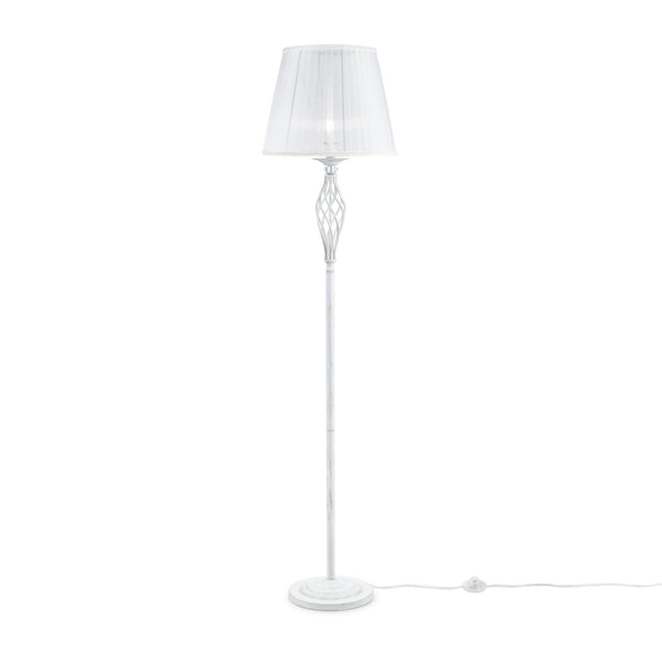 Elegante Stehlampe aus Metall Grace White mit Gold online