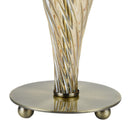 Lampada da tavolo Royal Classic in Metallo e Vetro Murano Bronzo-5