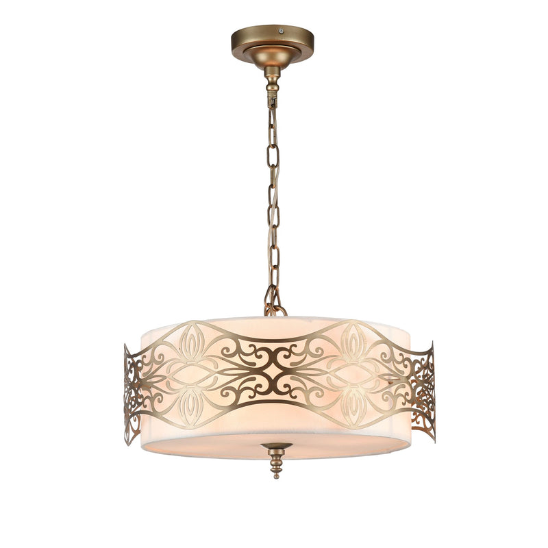 Lampada pendente House in Metallo Burgeon Bronzo-1