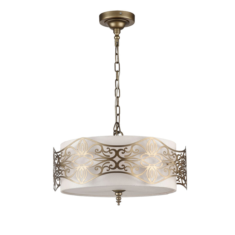 Lampada pendente House in Metallo Burgeon Bronzo-4
