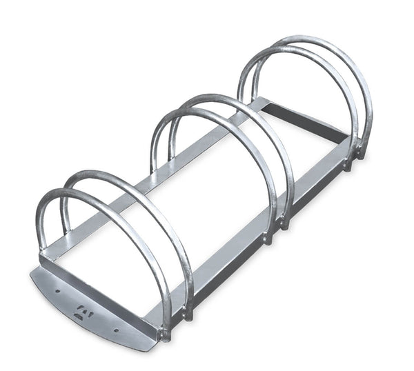 acquista Arco Essencial Line ARS002 Doppelseitiger Fahrradträger aus Stahl mit 3 Plätzen