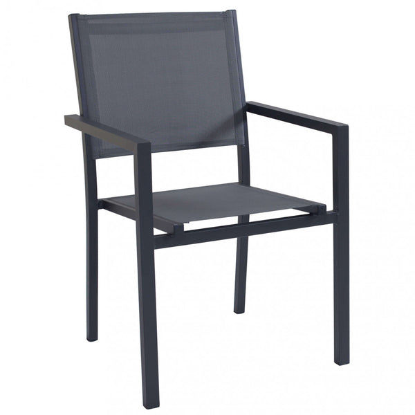 Jamaika-Sessel 55x58x85 h cm in Anthrazit Textilene prezzo