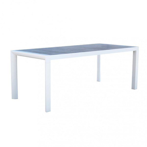 Tisch Carson 195x90x74 h cm in Weißaluminium online