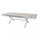 Djerba Ausziehbarer Tisch 200/260x100x75 h cm in Weißaluminium