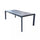 Portland ausziehbarer Tisch 175/235 x 100 x 75 h cm in anthrazitfarbenem Aluminium