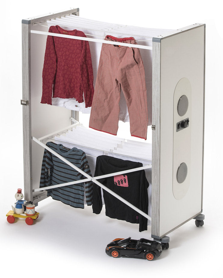 Stendibiancheria Elettrico Asciugabiancheria 40W con Ionizzatore e Inverter Alfie 690 Special Bianco-3