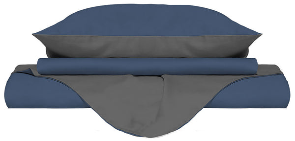 prezzo Bettbezug mit Tasche und doppelseitigen Avio/Smoke-Kissenbezügen