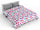 Quilt 1 and a Half Square 100gr mit Blütenblatt-Mikrofaserdruck