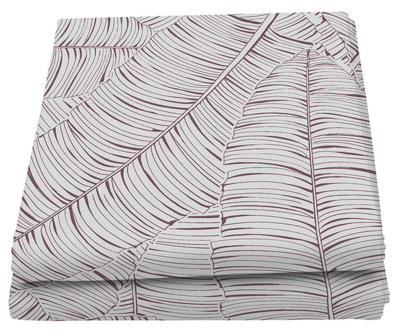 Double Top Sheet bedruckt in Affenrosa aus reiner Baumwolle prezzo