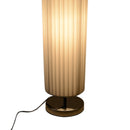 Lampada da Terra 160 cm con Interruttore a Pedale in Acciaio Inox Bianco -8