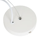 Lampada Moderna a Sospensione in Metallo Cromato Bianco 30x35 cm -8