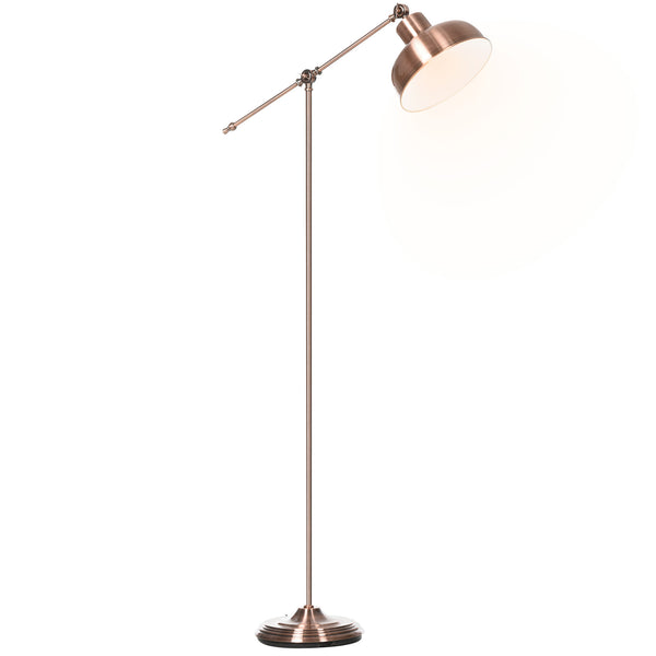 Stehlampe mit E27-Lampenschirm aus bronzefarbenem Metall acquista