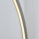 Lampada da Terra ad Arco a LED 3000K 50x23x149 cm in Acciaio e Allumino  Argento-7