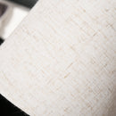 Lampada da Comodino Abat Jour con Paralume in Tessuto E14 29,5x21x43,5 cm  Beige-10