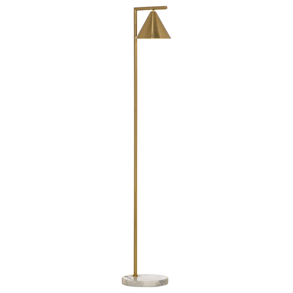 online Stehlampe 31x26x153 cm E27 Verstellbarer Lampenschirm 350° Gold
