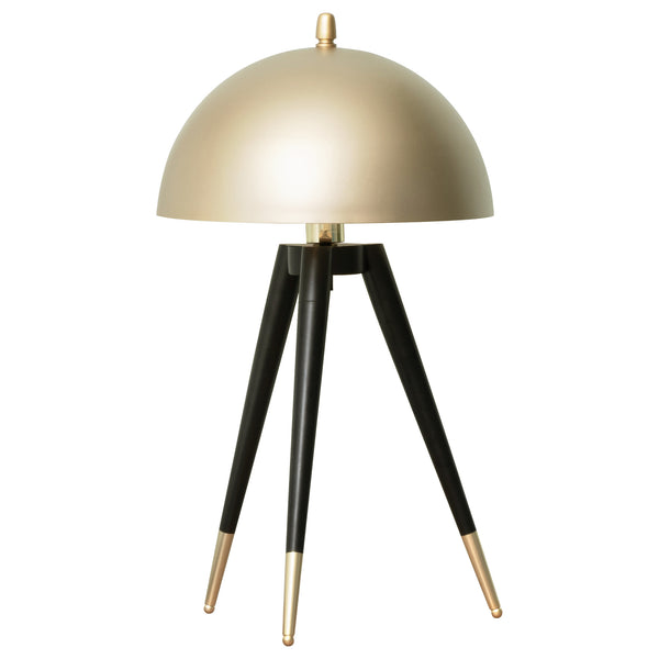 acquista Tischlampe Ø30x62 cm E27 Lampenschirm aus goldfarbenem Metall