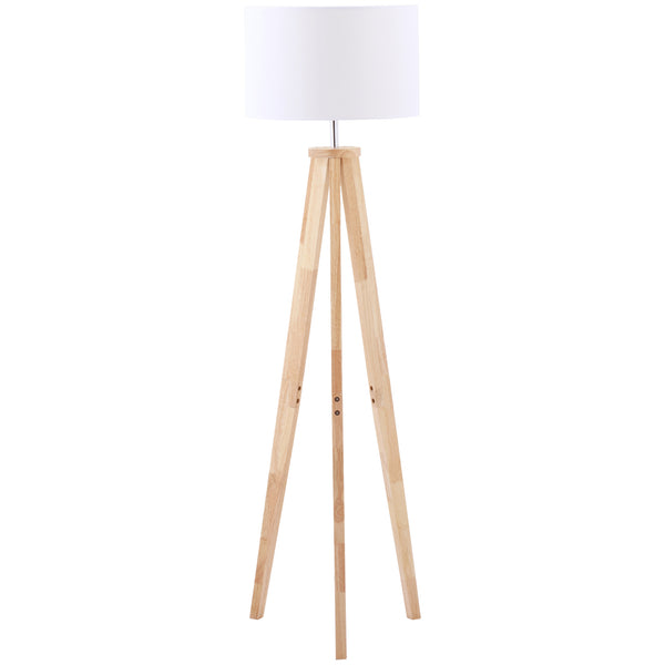 Stehlampe 45x45x147 cm E27 Lampenschirm aus weißem Stoff online