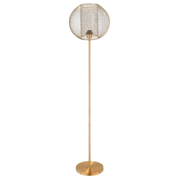 Stehlampe Ø35x150 cm E27 Gold Kugelförmiger Lampenschirm acquista