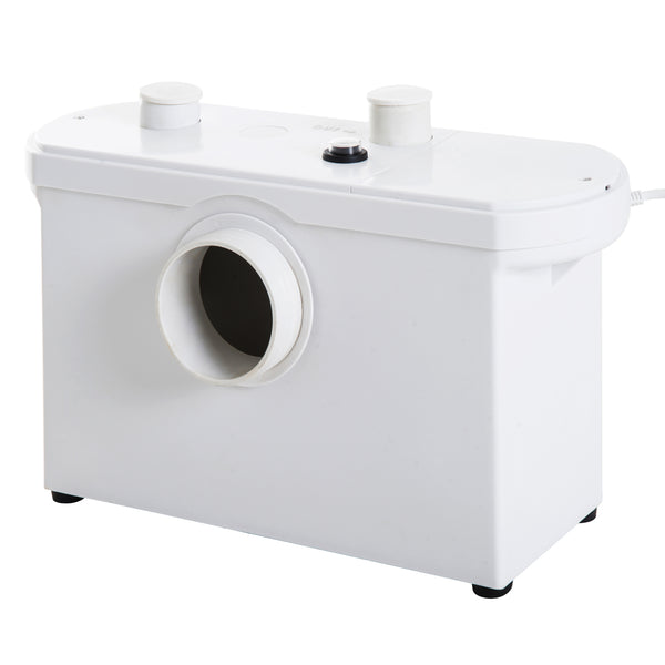 online 600 W Toiletten-Aktenvernichter aus weißem Polypropylen 51 x 21 x 31 cm