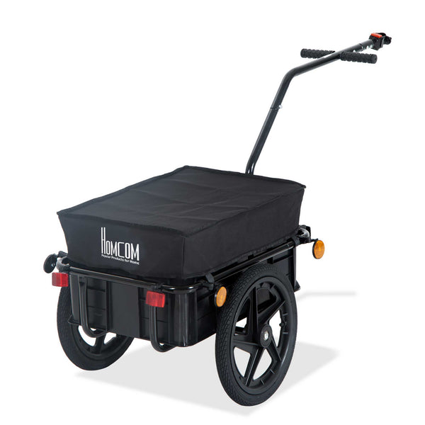 Anhängerwagen für Fahrrad-Gegenstandshalter aus Stahl 144x59x80 cm online