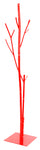 Vasconi Bambusroter Garderobenständer aus Schmiedeeisen 33x33x178 cm
