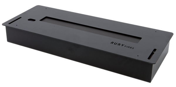 Bioethanolbrenner für Kamine 2L 59,8x22,2 cm Ruby Fires Keramikbrenner 5820LB Schwarz acquista