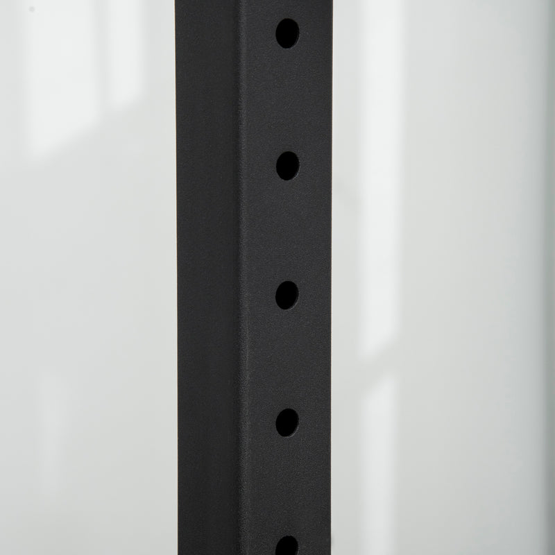 Porta Bilanciere con Supporti 111-151x69x120-150 cm in Acciaio Nero-8