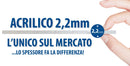 Porta Doccia 1 Anta a Soffietto in PVC H185 cm Dorini Bianco Varie Misure-5