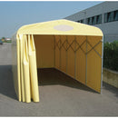 Box Tunnel Base 412x250xh215 cm Copertura in PVC per Auto Maddi Beige-9