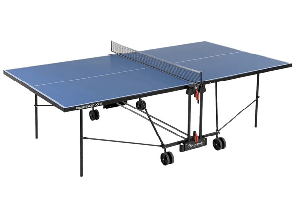 acquista Pin-Pong-Tisch mit blauer Platte und Rädern für den Außenbereich Garlando Progress Outdoor