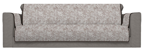 Sofabezug mit Armlehnenbezügen aus Polyester und brauner Baumwolle, verschiedene Größen sconto