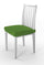 Set mit 2 Stretch-Stuhlhussen aus apfelgrünem Polyester