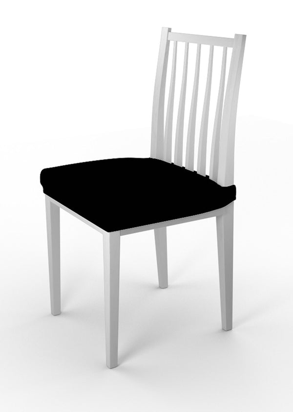 acquista Set mit 2 Stretch-Stuhlhussen aus schwarzem Polyester