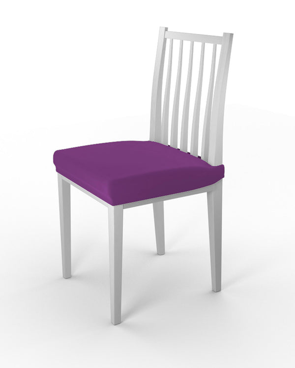 Set mit 2 Stretch-Stuhlhussen aus fuchsiafarbenem Polyester online