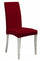 2er-Set Stuhlhussen mit elastischer Rückenlehne aus bordeauxfarbenem Fashion-Polyester