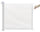 Kindergitter Einziehbare Schutzbarriere 130x8x88 cm Fadi Luxe White
