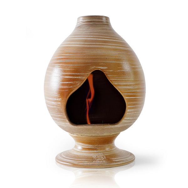 Keramik Bioethanol Bodenkamin 35x60 cm Ferazzoli Arabo Orange Millerighe sconto