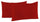 Paar Kissenbezüge 52 x 82 cm aus einfarbig roter Mikrofaser