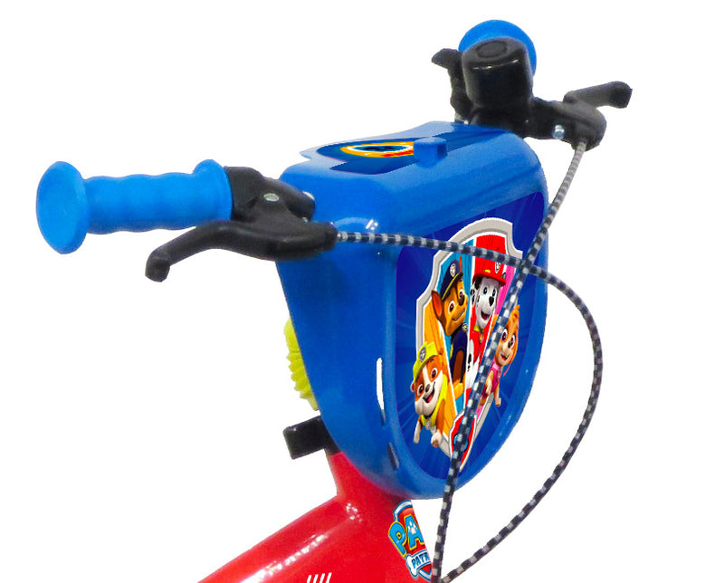 Bicicletta per Bambino 14” 2 Freni Paw Patrol Rossa-2