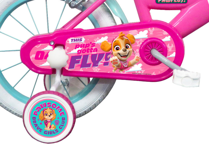 Bicicletta per Bambina 14” 2 Freni Sky Everest Rosa-5