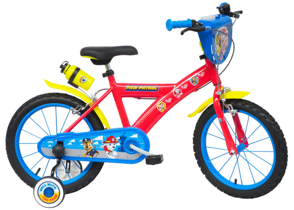 Bicicletta per Bambino 16” 2 Freni Paw Patrol Rossa prezzo