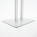 Espositore a Leggio con Piantana 51,4x79 cm in Alluminio Porta Menù Silver-5