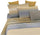 Bettlaken-Set mit Aufdruck oben und unten und Kissenbezüge Athena Dakar Gelb, verschiedene Größen