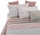 Bettlaken-Set mit Aufdruck oben und unten und Athena Medina Pink Kissenbezüge in verschiedenen Größen