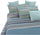 Bettlaken-Set mit Druck oben und unten und Athena Rabat hellblauen Kissenbezügen in verschiedenen Größen