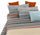 Bettlaken-Set mit Aufdruck oben und unten und Athena Rabat, mehrfarbige Kissenbezüge, verschiedene Größen
